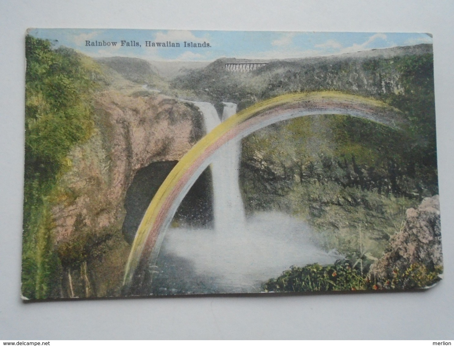 D169111  - US-  Hawaii Hilo Rainbow Falls  PU 1928 cancel San Pedro Calif.