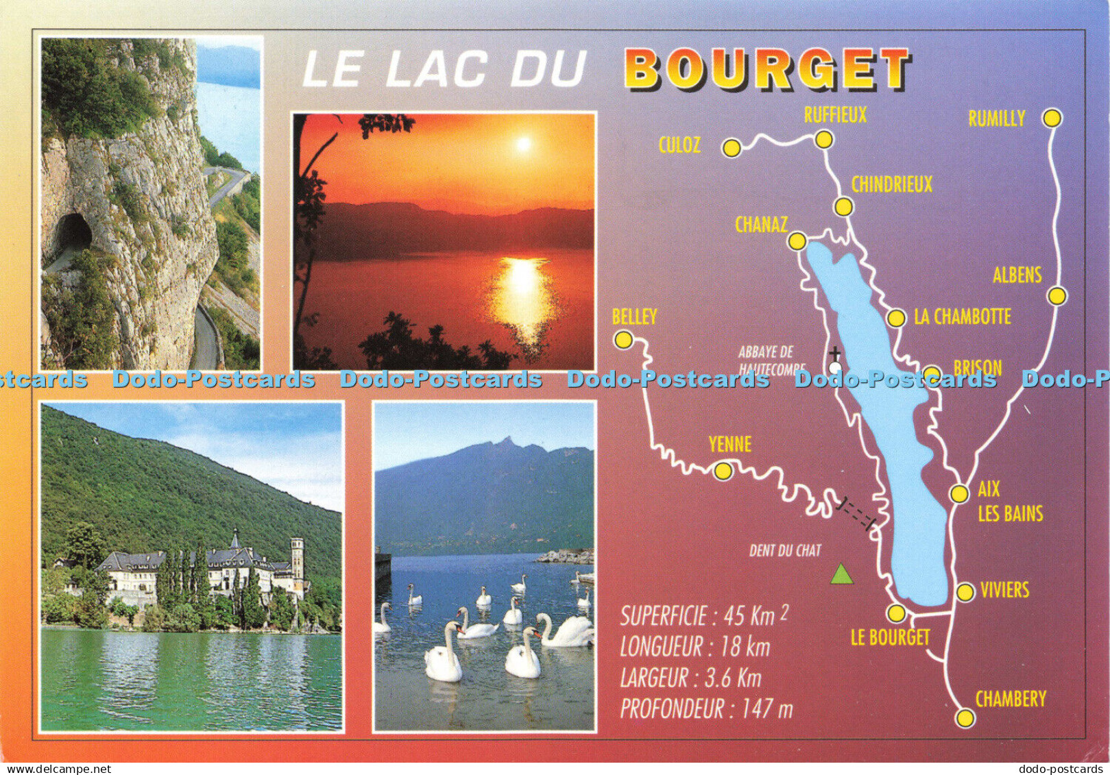 D169788 Le Lac du Bourget. Cellard. Multi View