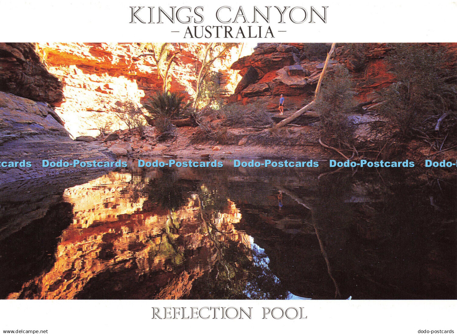 D172188 Australia. Kings Canyon. Reflection Pool. Nucolorvue Productions