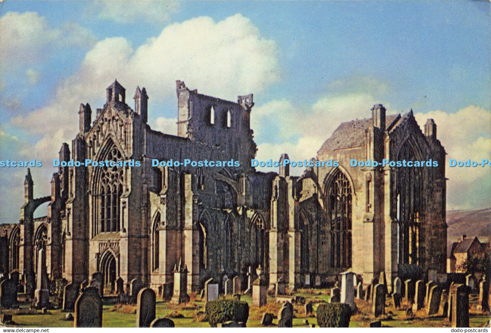 D175268 Scotland. Roxburghshire. Melrose Abbey. J. Arthur Dixon. A. Hamilton