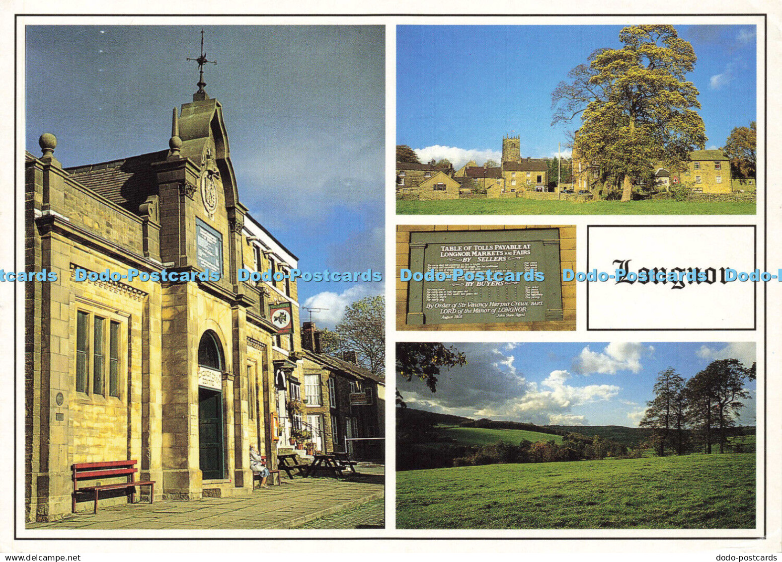 D176833 Longnor. Staffordshire. Peter Pedley Postcards. Multi View