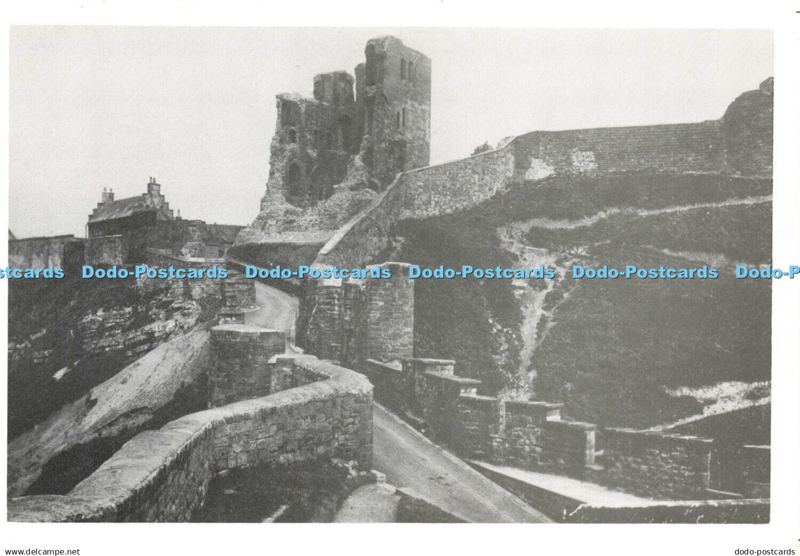 D177255 Scarborough Castle. Nostalgia Ink. Postcards of Old Scarborough