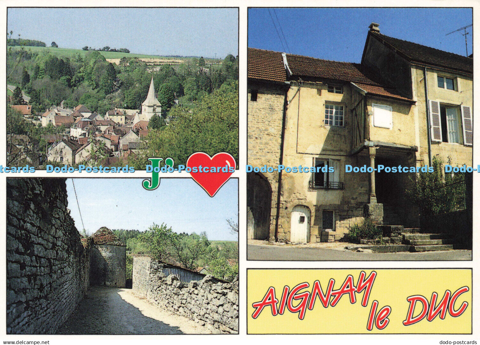 D177477 Aignay le Duc. Vues du Village. Nivernaises. Multi View