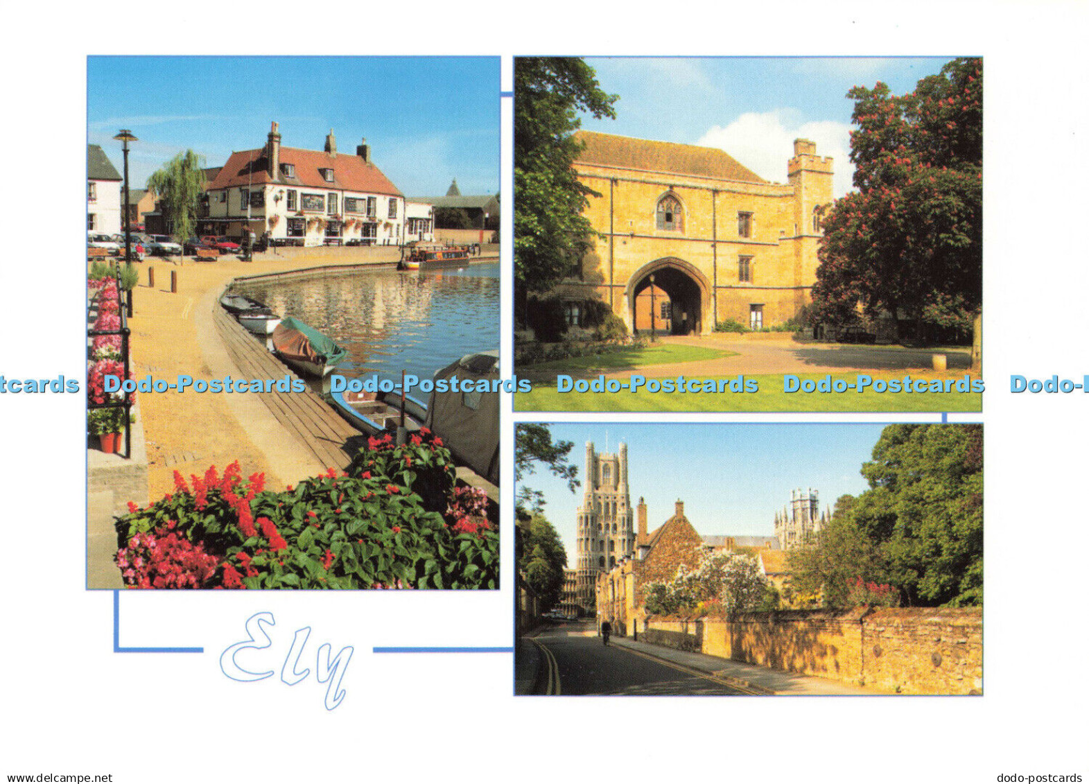 D178007 Ely. Cambridgeshire. Great Ouse River. The Porta. Ely Cathedral. Judges.