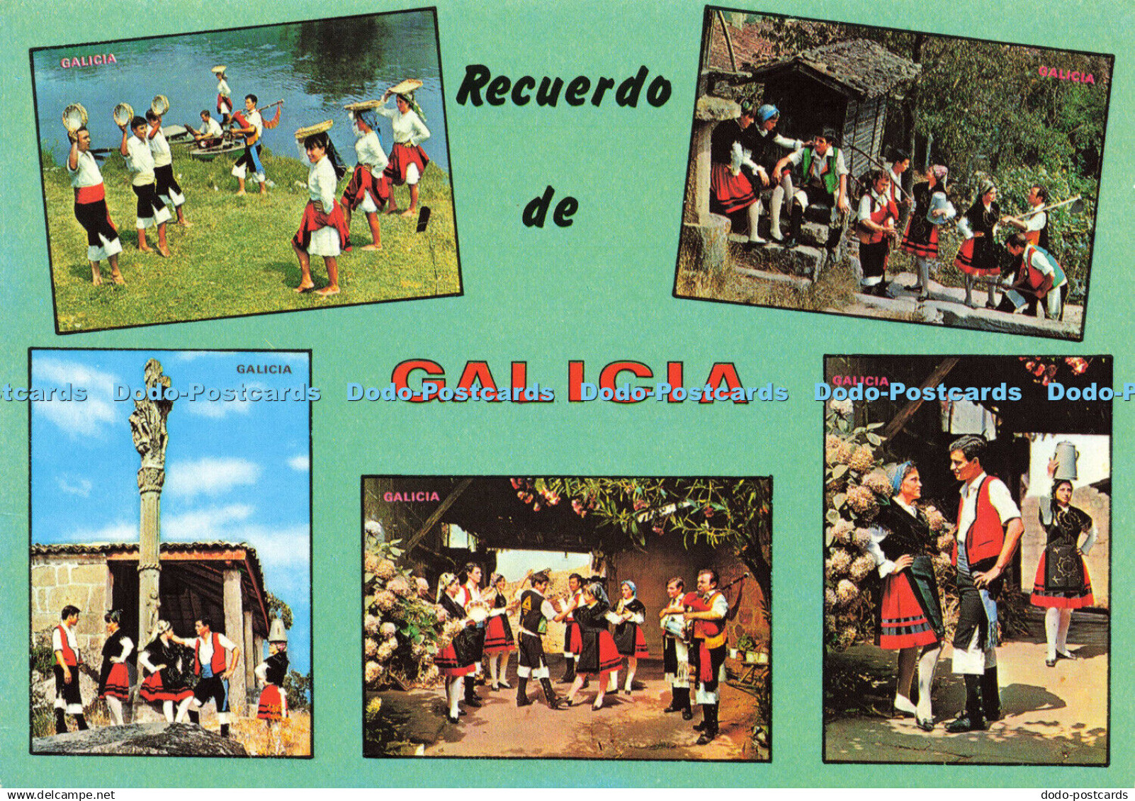 D183984 Recuerdo de Galicia. Ediciones Paris. J. M. Multi View