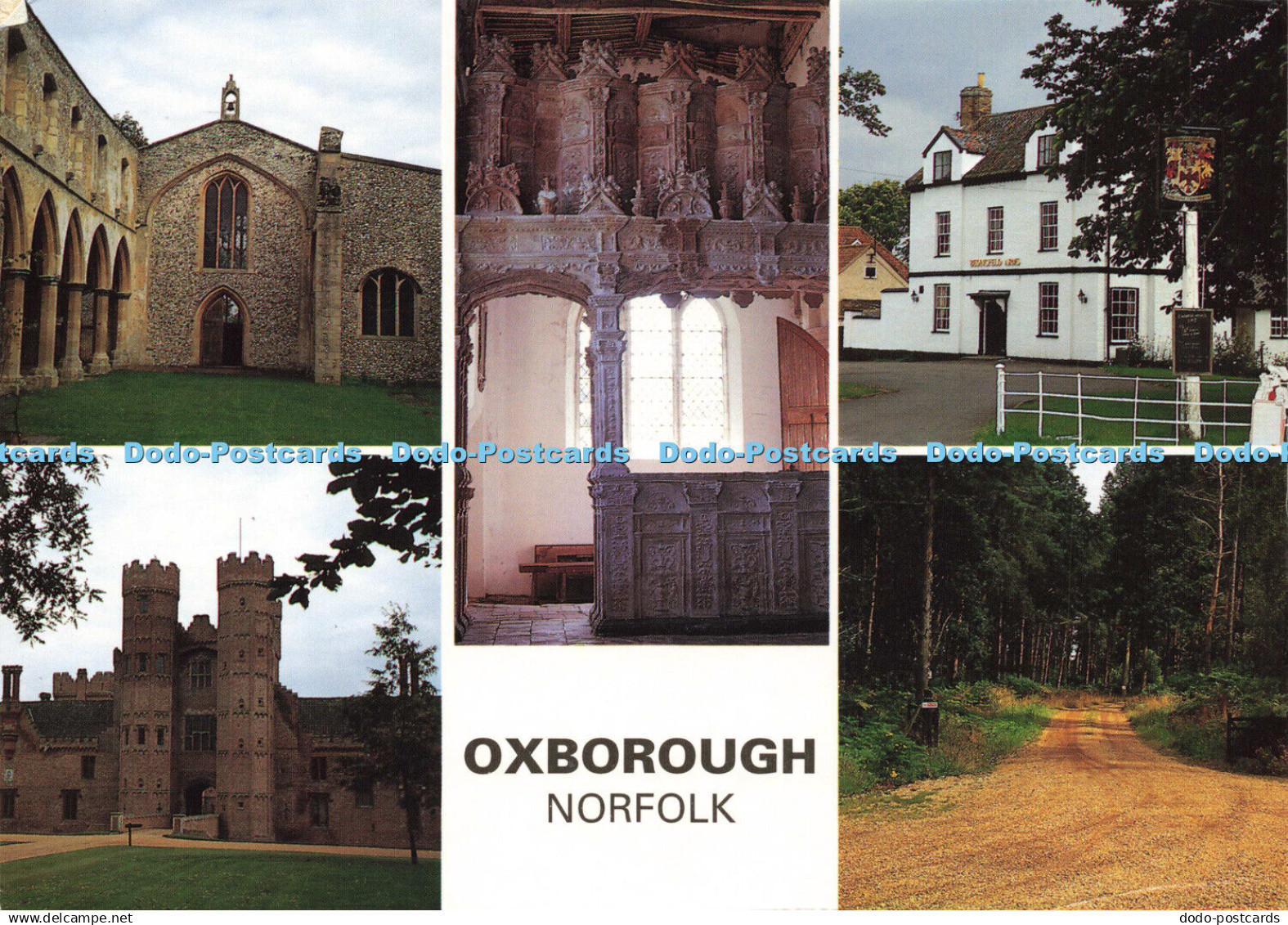 D184383 Oxborough. Norfolk. A Charming Unspoilt Norfolk Village. Witley Press. M