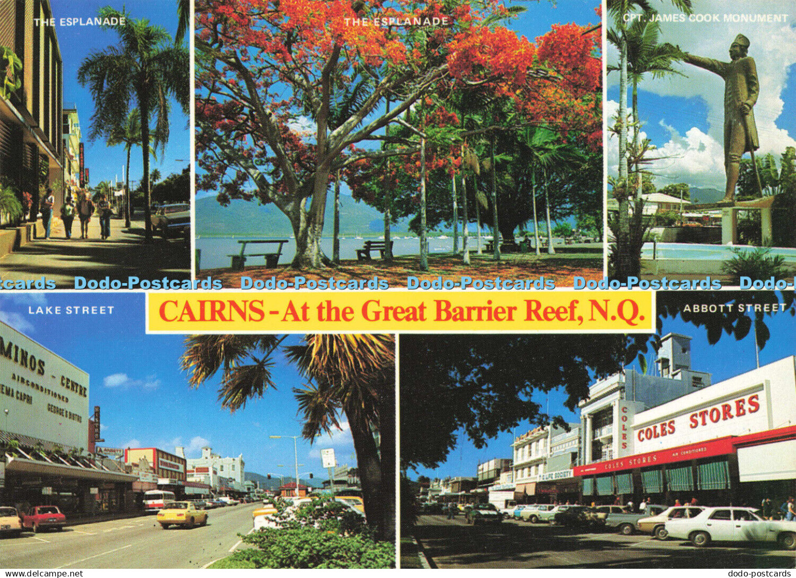 D190086 Cairns. At the Great Barrier Reef. N. Q. Lake Street. Abbott Street. The