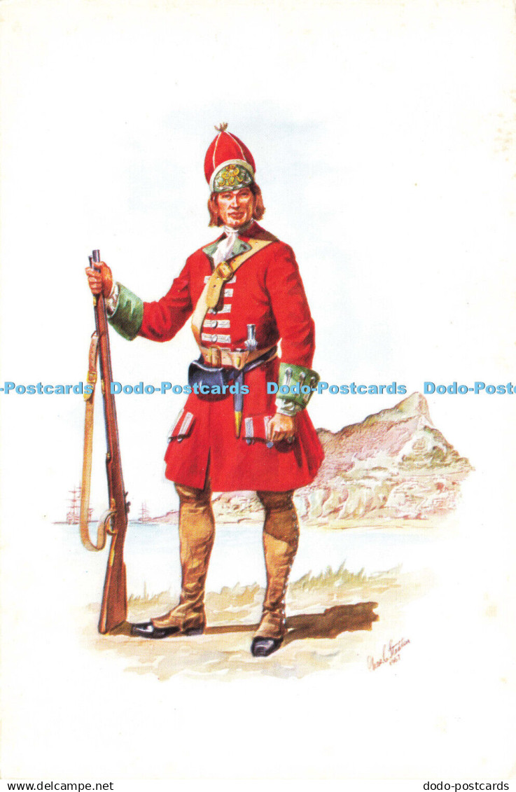 D191832 A Private of Fox Marines. 1707. Royal Marines Museum. Portsmouth