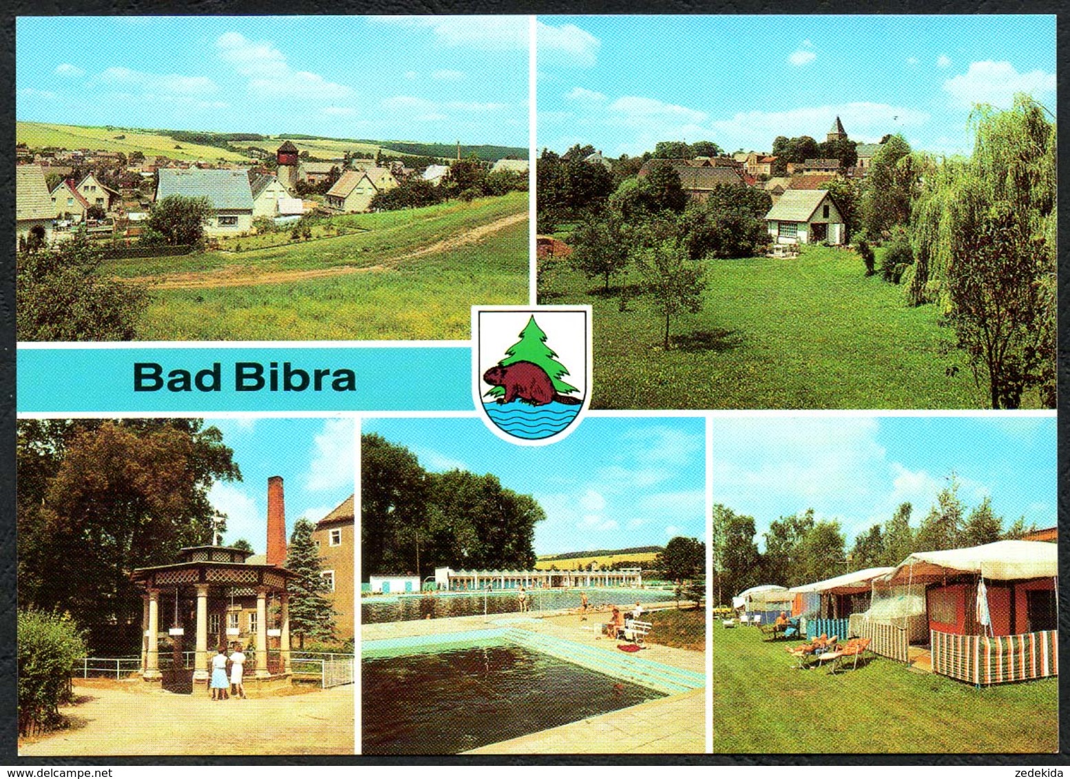 D2254 - TOP Bad Bibra - Verlag Bild und Heimat Reichenbach - Qualitätskarte