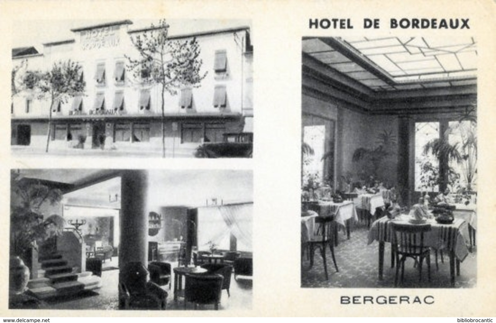 D24 - BERGERAC < HOTEL DE BORDEAUX (Maury, Gérant)