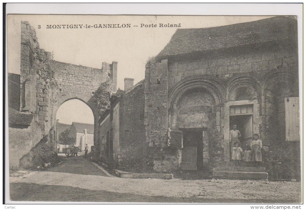 D28 -  MONTIGNY LE GANNELON - PORTE ROLAND