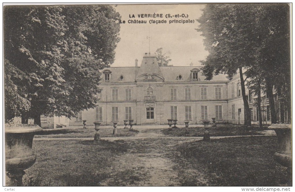 D78 - LA VERRIERE - LE CHATEAU (FACADE PRINCIPALE)