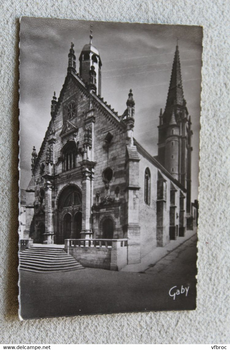 D978, Cpsm, Saint Calais, l'église, Sarthe 72