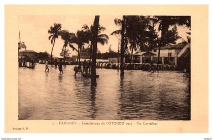 Dahomey - Inondations du Cotonou 1925