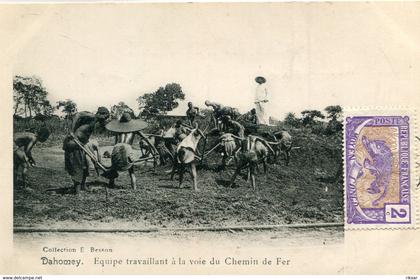 DAHOMEY(TRAVAUX DE CHEMIN DE FER)