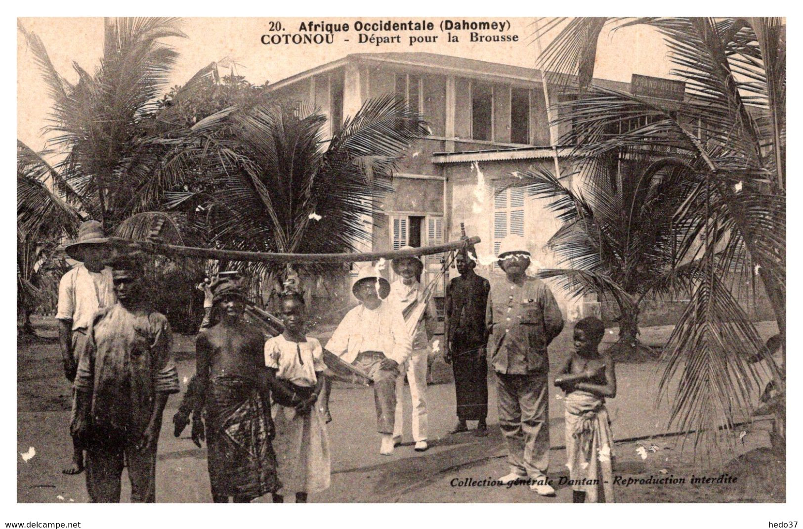 Dahomey - Cotonou - Départ pour la Brousse