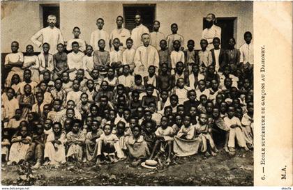 CPA AK DAHOMEY - Ecole Supérieure de Gracons au Dahomey (86875)