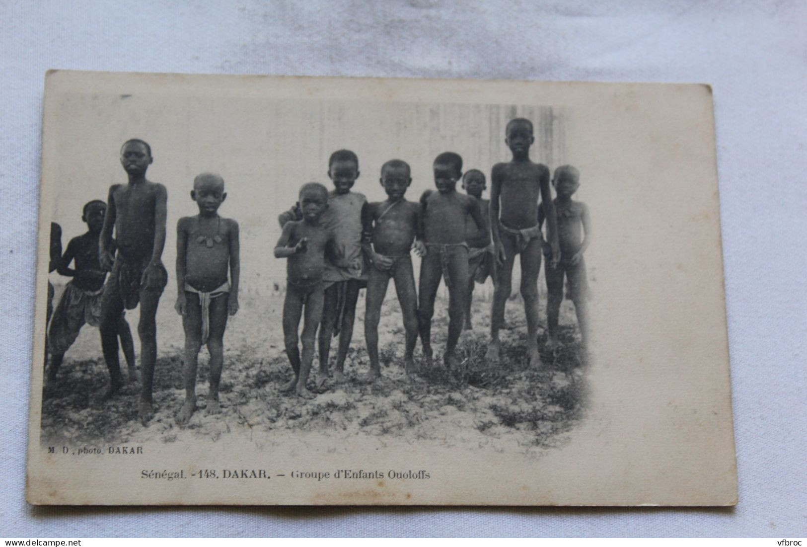 Dakar, groupe d'enfants Ouoloffs, Sénégal, Afrique