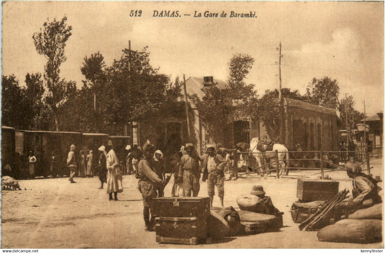 Damas - La gare de Baramke - Syrien