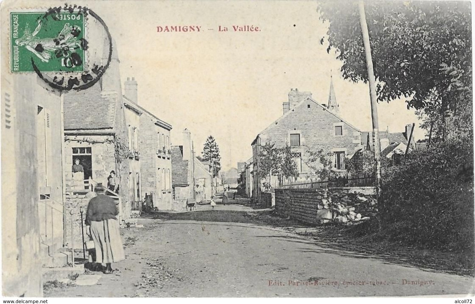 DAMIGNY : la Vallée - édit. Parisel-Rivière