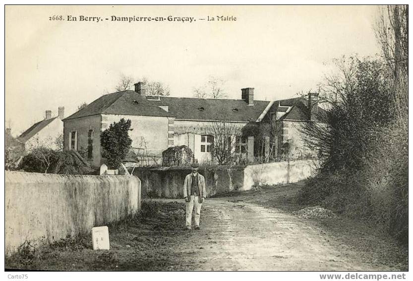 DAMPIERRE en GRACAY 18 - La MAIRIE