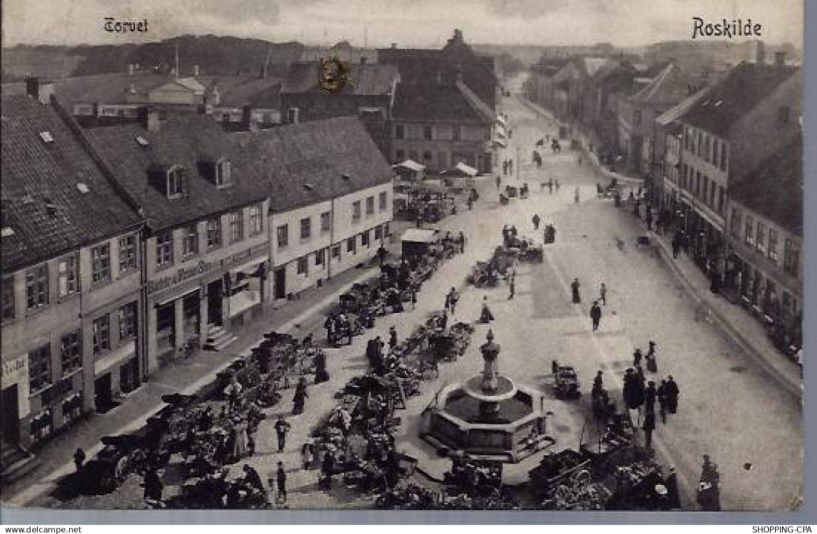 Danemark - Roskilde - Torvet - Animée - 1905