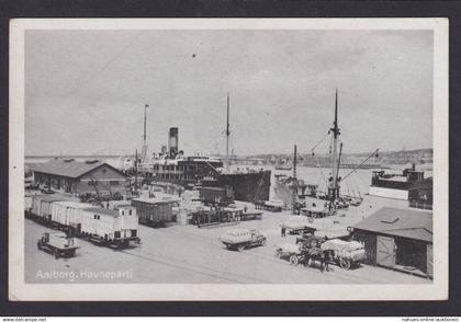 Ansichtskarte Aalborg Dänemark Hafen Schiffahrt