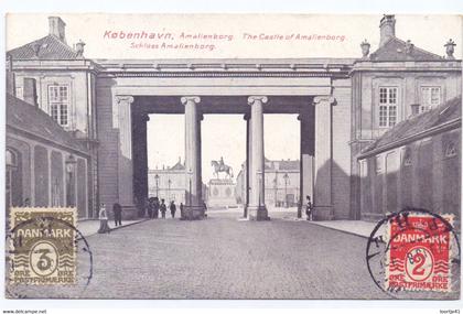 CP - Danmark Denemarken - Kobenhavn Kopenhagen - Amalienborg - 1913