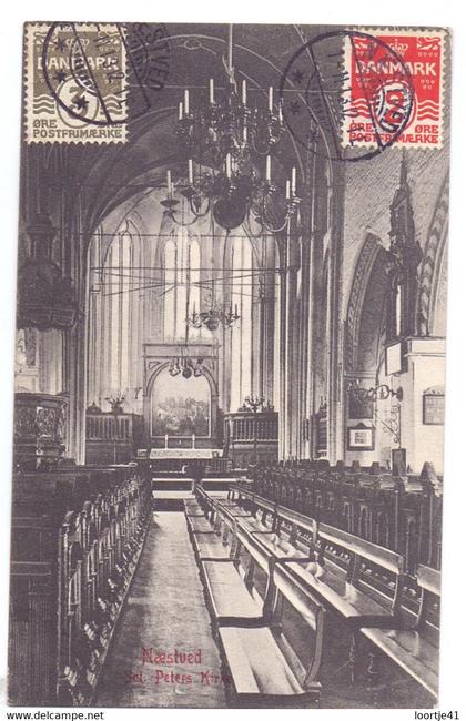 CP - Danmark Denemarken - Naestved Kirche  - 1913