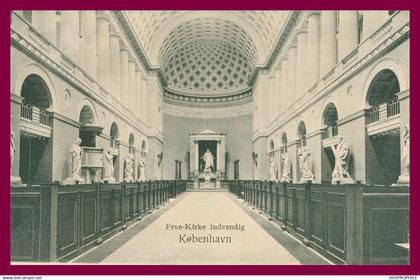 * DANEMARK - DENEMARKEN - KOBENHAVN - FRUE KIRCHE INDVENDIG - INTÉRIEUR ÉGLISE - C.R. N° 150