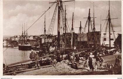 tórshavn , iles féroé , danmark * carte photo * torshavn danemark