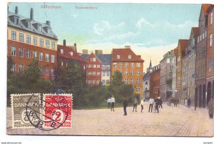 CP - Danmark Denemarken - Kobenhavn Kopenhagen - Graabrödretory - 1913