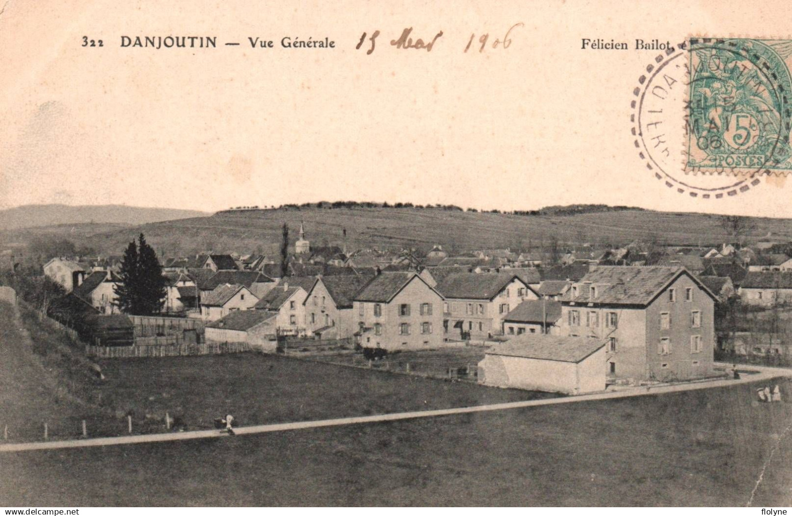 danjoutin - vue générale du village