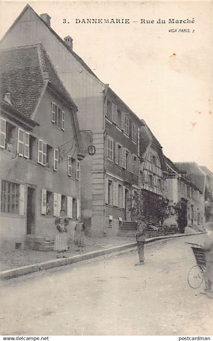 DANNEMARIE - Rue du Marché - Ed. A.H. Katz Rueil