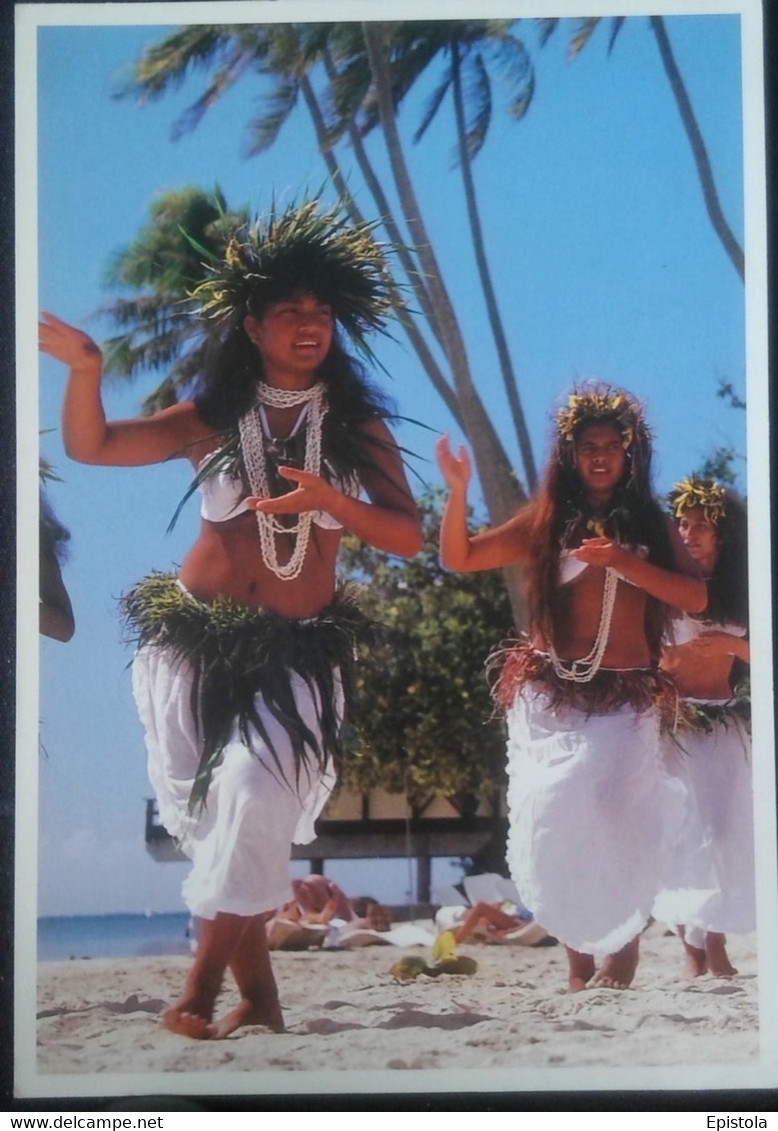 ► DANSE  Danseuses  (Tahiti) -   POLYNESIE   FRANÇAISE