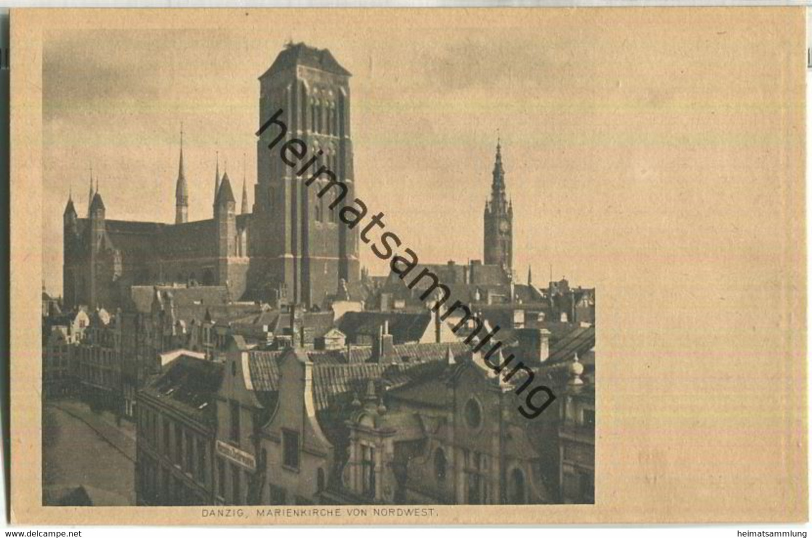 Danzig - Marienkirche - Foto Gottheil & Sohn Danzig - Verlag Danziger Verlagsgesellschaft mbH Danzig