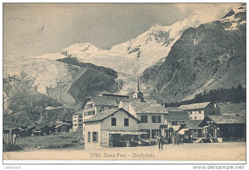 DD 26 / CP A  -SUISSE  -  SAAS-FEE DORFPLATZ