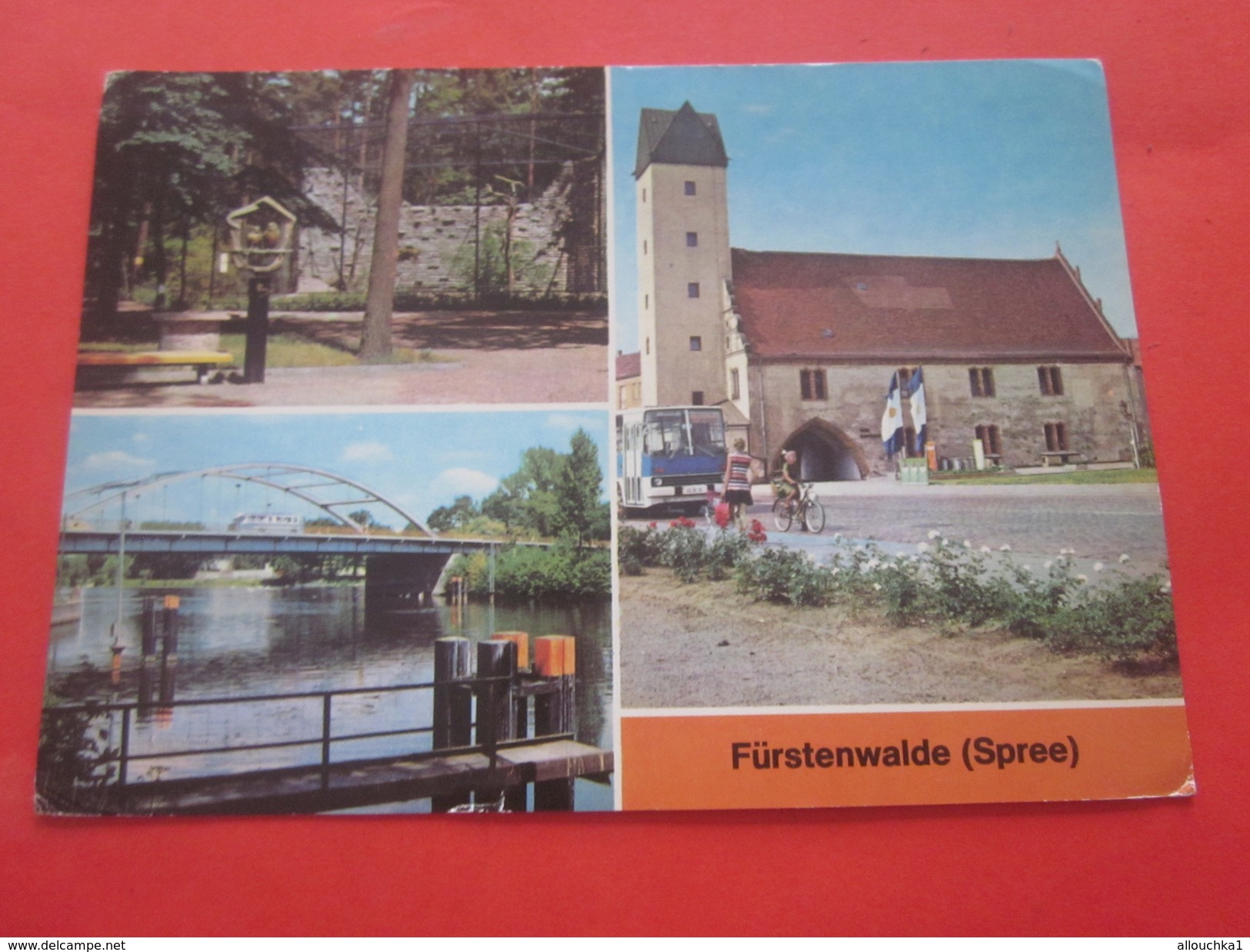 DDR  Fürstenwalde-Spree-Land du Brandebourg arrondissement d'Oder-Spree Frankfurt CPA Carte Postale Allemagne de l'est