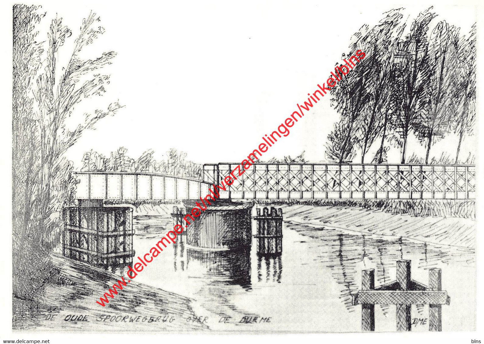 De Oude Spoorwegbrug over de Durme - Hamme