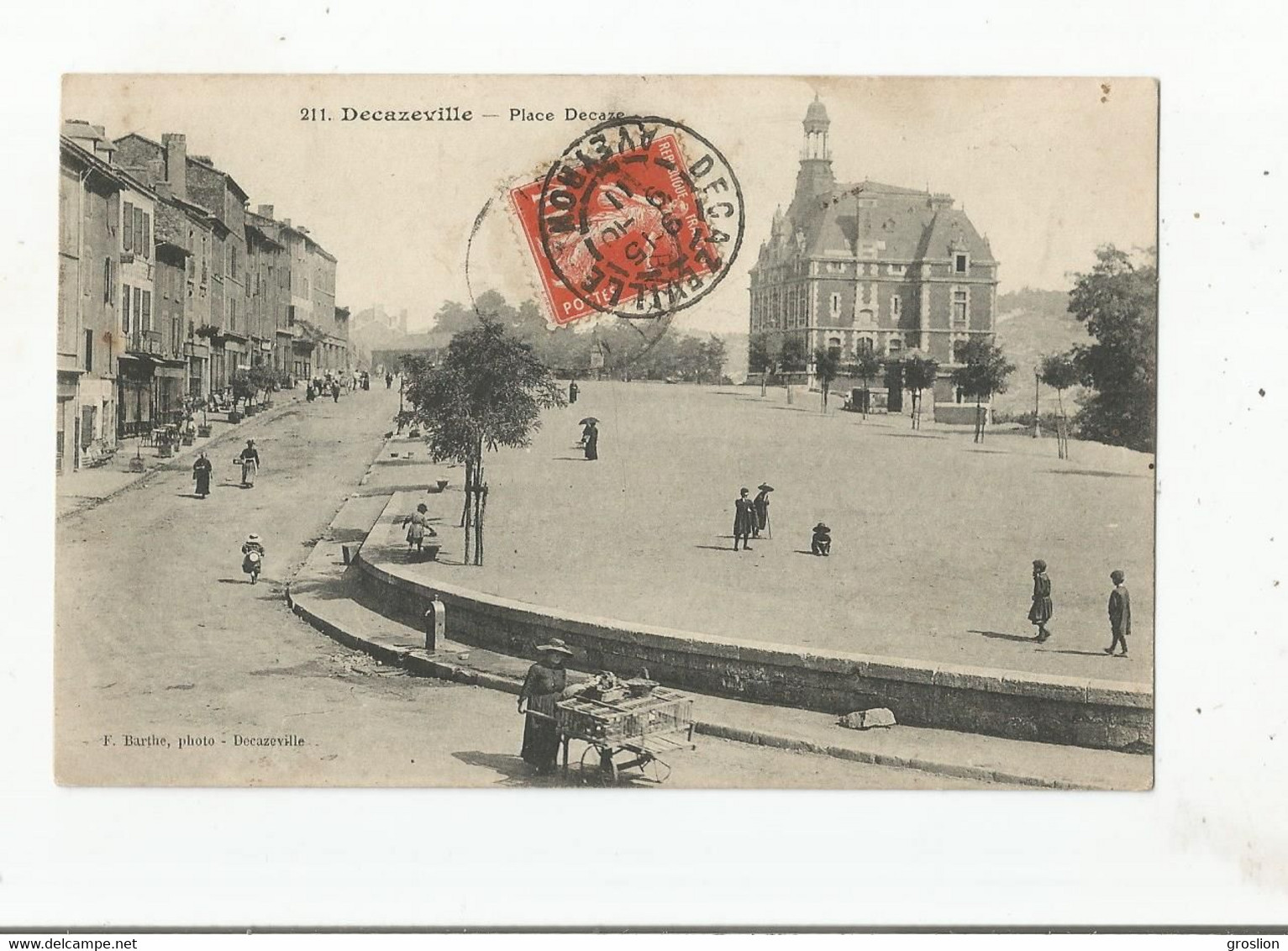 DECAZEVILLE 211 PLACE DECAZE 1911 (PETITE ANIMATION)