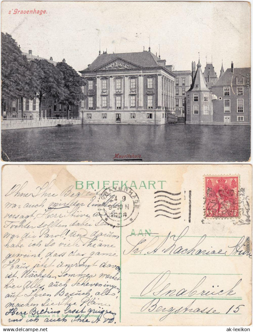 Den Haag Den Haag Mauritzhuis 1906