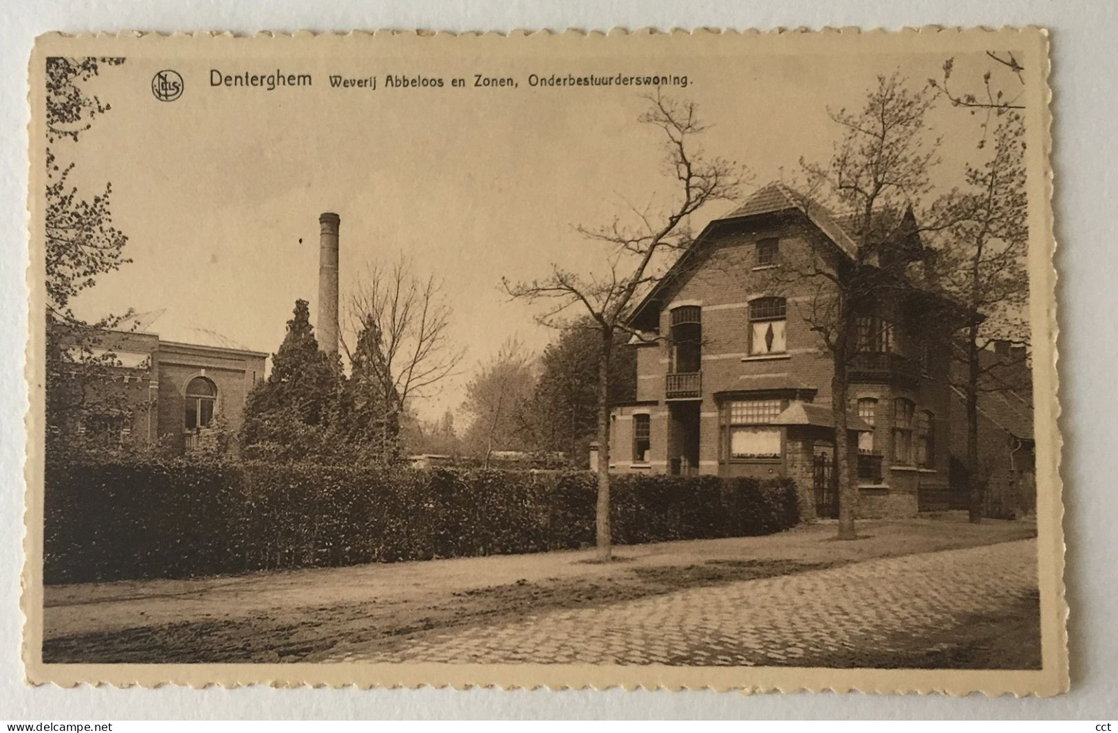 Denterghem  Dentergem  Weverij Abbeloos en Zonen  Onderbestuurderswoning   TISSAGE