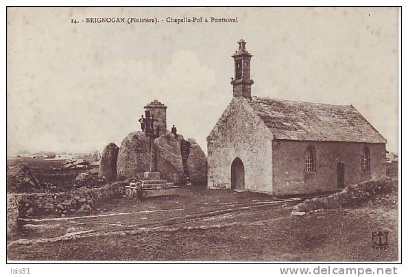 Dép 29 - Y582 - Brignogan Plage - Chapelle Pol à Pontusval - état