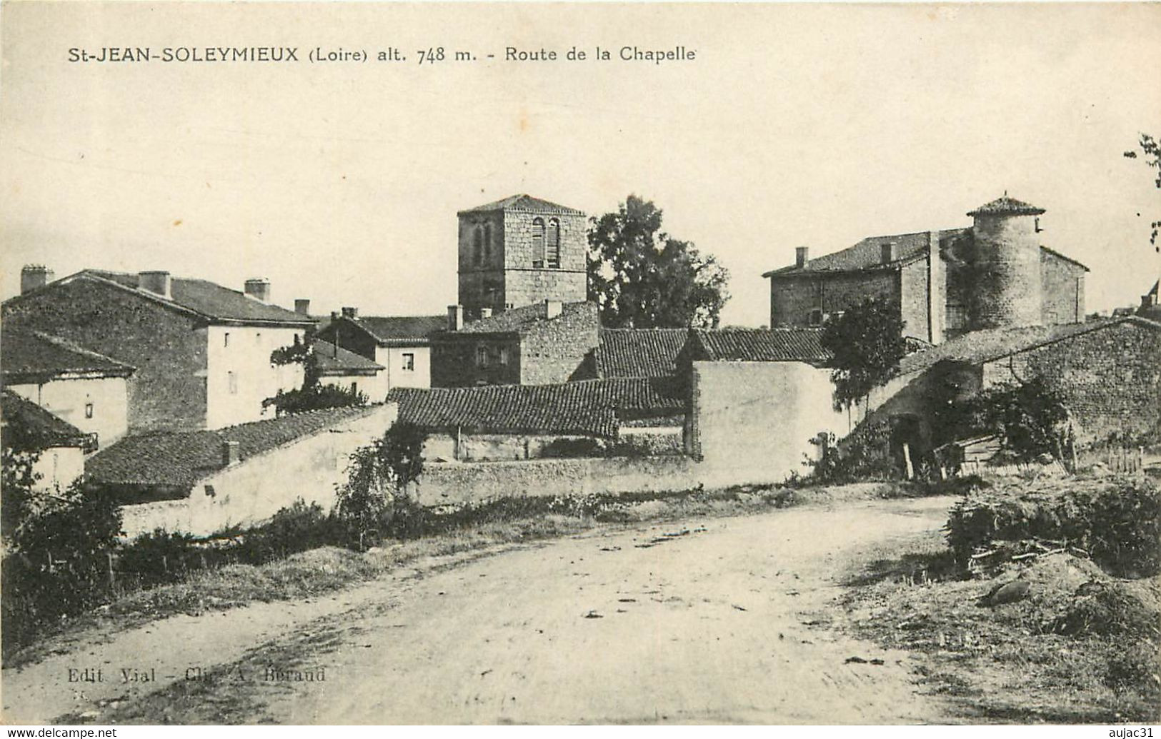 Dép 42 - St Jean Soleymieux - Saint Jean Soleymieux - Route de la Chapelle - état