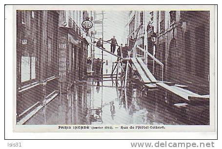 Dép 75 - Paris - Arrondissement: 05 - Inondations de 1910 - RF4987 - Rue de l´Hôtel Colbert - état