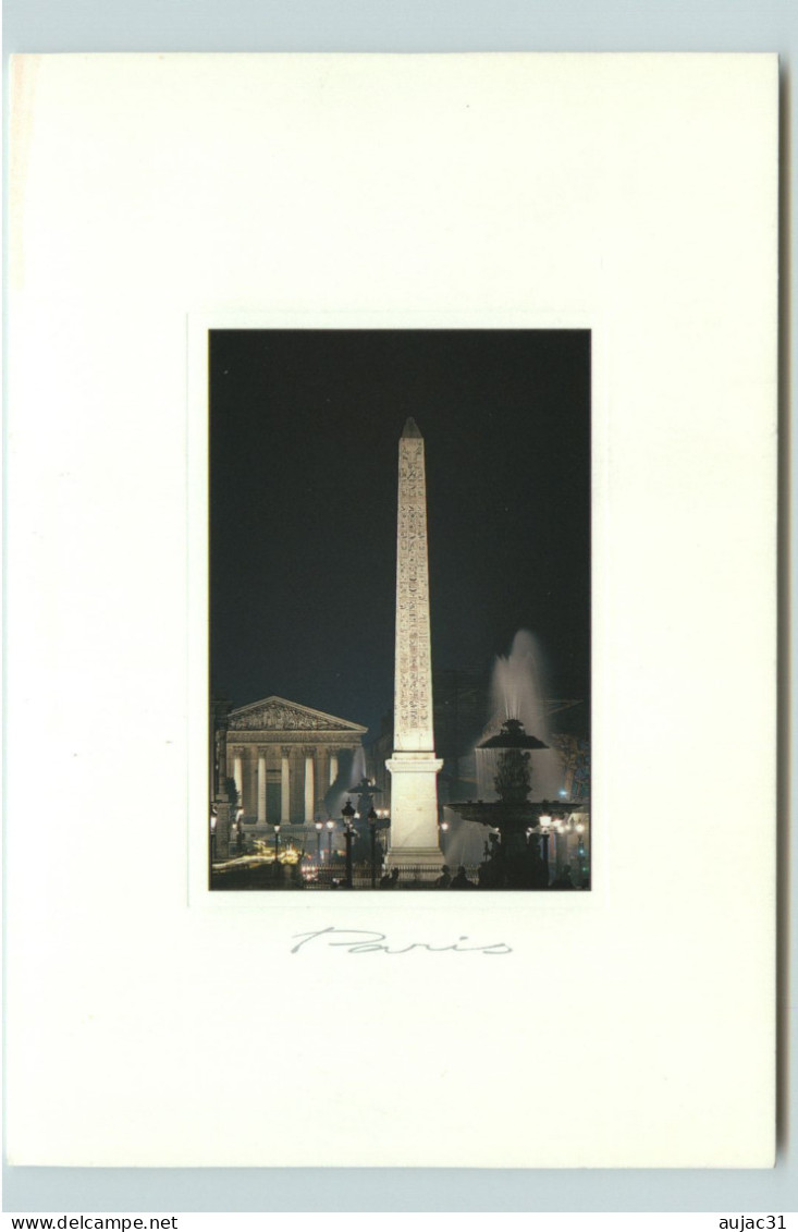 Dép 75 - Paris - Arrondissement 08 -L'Obélisque de la place de la Concorde - La Madeleine -Photographe- Photo Guy Marche