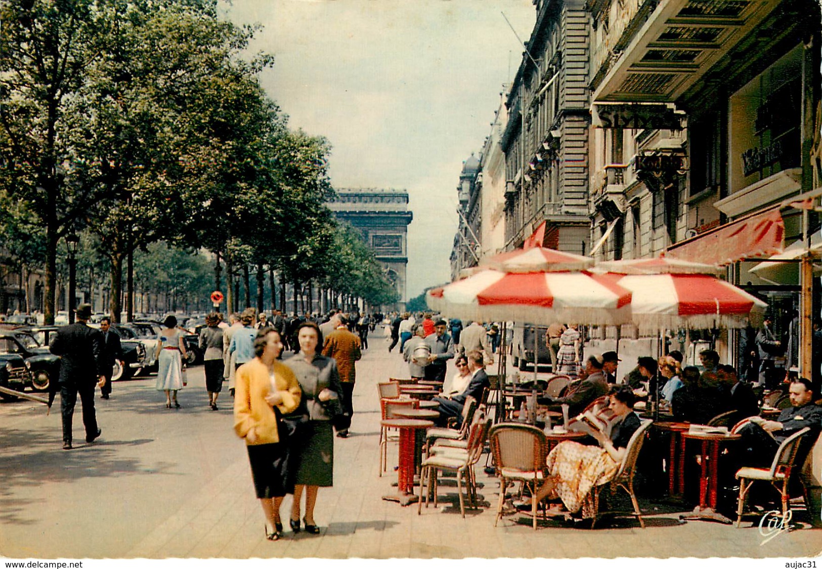 Dép 75 - Paris - Arrondissement 08 - Les Champs Elysées - De la place de la Concorde à la place de l'Etoile - bon état