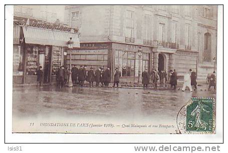 Dép75 - Paris - Arrondissement: 06 - Inondations de 1910 - RF4993 - Quai Malaquais - Rue Bonaparte - bon état