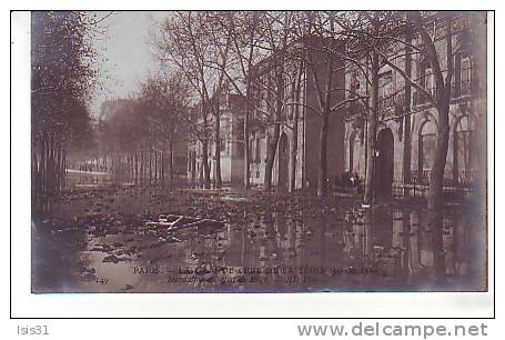 Dép75 - Paris - Arrondissement: 07 ou Arrondissement: 16 -  Inondations de 1910 - RF5008 - Quai de Billy - bon état