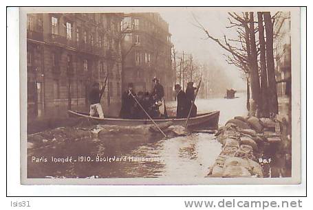 Dép75 - Paris - Arrondissement: 08 ou Arrondissement: 09 - Inondations de 1910 - RF5027 - Boulevard Haussmann - bon état